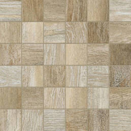Barn Wood Beige 2X2 Mosaic 13X13 Sheet | Pan American Ceramics