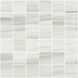 Carrara 2.0 Zebrino 2X2 Natural Mosaic | Pan American Ceramics