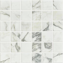 Carrara Select Arabescato 2X2 Pol Mosaic | Pan American Ceramics
