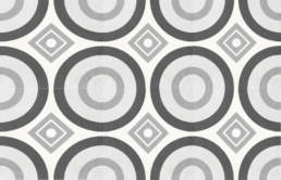 Comfort C Grey Circle 10X10 Rectified | Pan American Ceramics