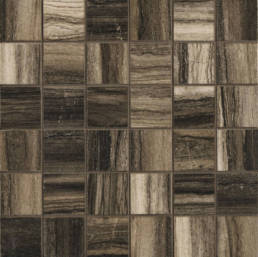 Drift Brown 2X2 Mosaic 12X12 Sheet | Pan American Ceramics