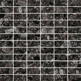 Norr 3 Svart 1X2 Mosaic (12X12 Sheet) | Pan American Ceramics