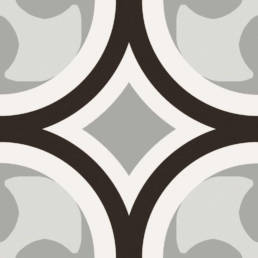 Patchwork Black & White 01 8X8 | Pan American Ceramics