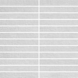 Rhyme Ivory Staccato 1X6 Mosaic (12X12 Sheet) | Pan American Ceramics