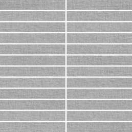 Rhyme Silver Melody 1X6 Mosaic (12X12 Sheet) | Pan American Ceramics