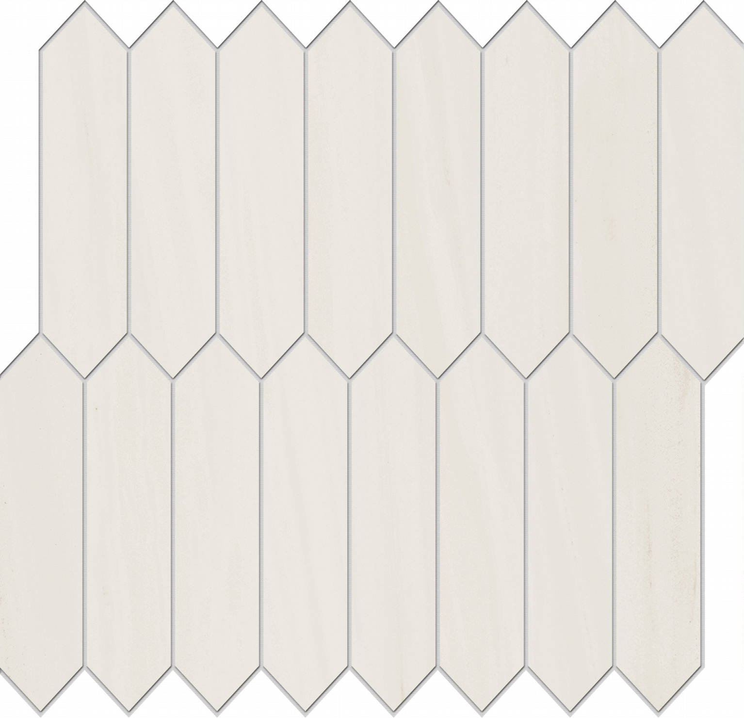 Biancospino picket mosaic 1.25x5.75 | Pan American Ceramics