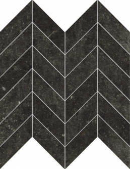 Concert Black Chevron mosaic (12x12 sheet) | Pan American Ceramics