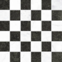 Concert Chess 2x2 mosaic (12x12 sheet) | Pan American Ceramics