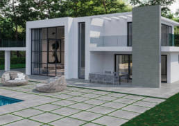 LeGarage Silver 40x40 outdoor | Pan American Ceramics